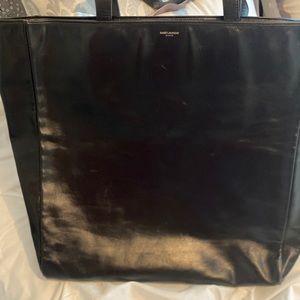 St Laurent black museum tote